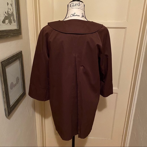 ๐2XHP๐ EUC Brown 3/4 Sleeve Jacket - Picture 3 of 7